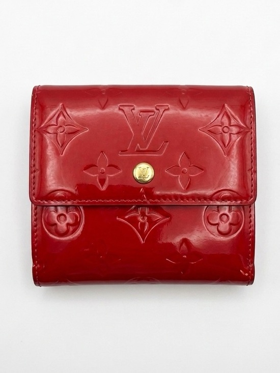 Louis Vuitton Handbags - Louis Vuitton Monogram Vernis Elise Wallet-Red